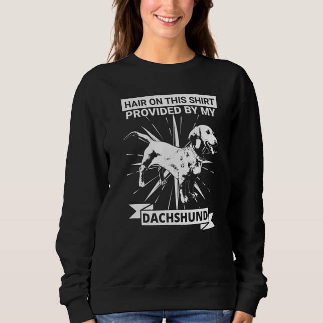 Sudadera Raza de perro salchicha Dachshund  4 (Anverso)