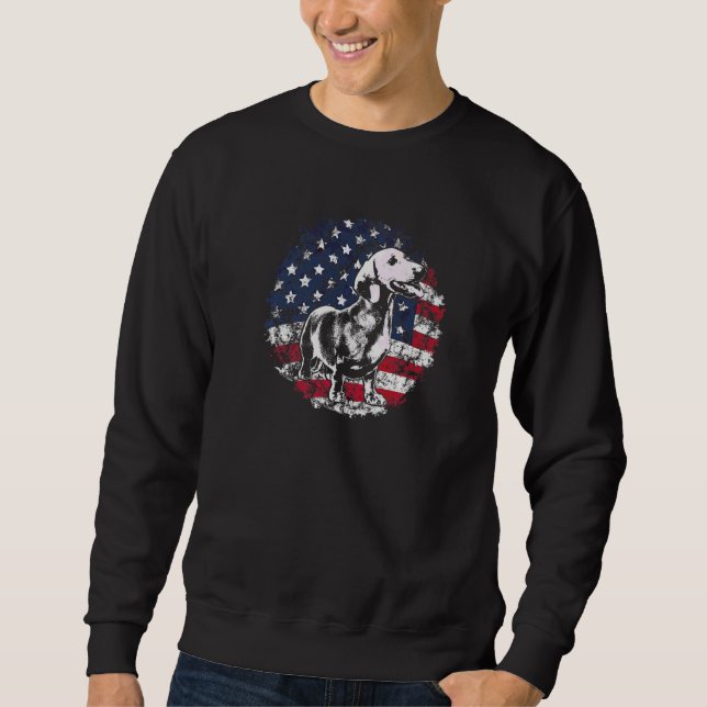 Sudadera Raza de perro salchicha Dachshund 6 (Anverso)