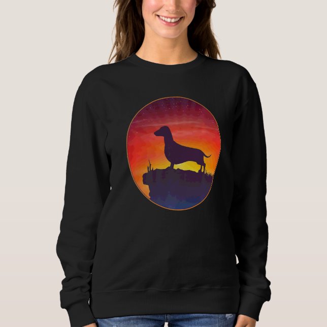 Sudadera Raza de perro salchicha Dachshund  7 (Anverso)