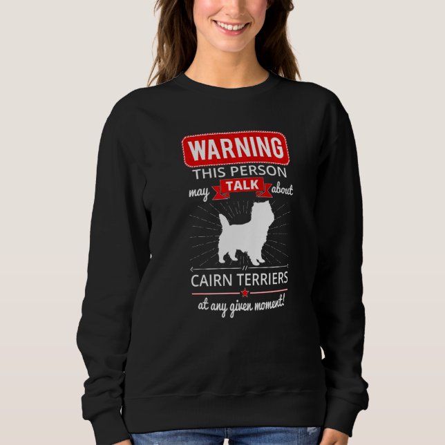 Sudadera Raza de perro Terrier Cairn  1 (Anverso)