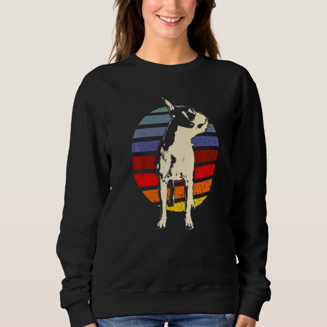 Sudadera Raza de perro terrier de Boston  102 (Anverso)