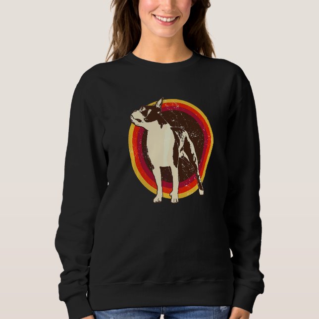 Sudadera Raza de perro Terrier de Boston  145 (Anverso)