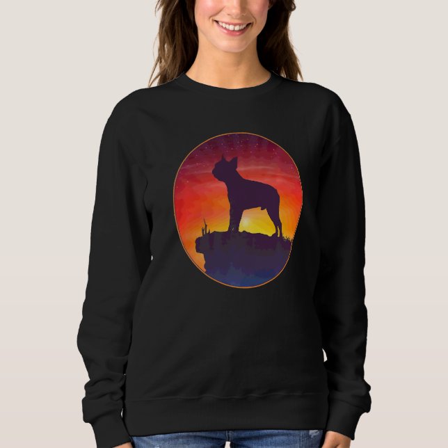 Sudadera Raza de perro Terrier de Boston  23 (Anverso)