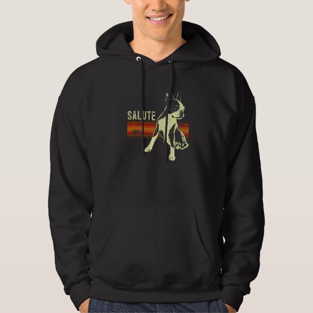 Sudadera Raza de perro Terrier de Boston  29 (Anverso)