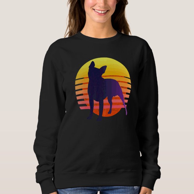 Sudadera Raza de perro Terrier de Boston  45 (Anverso)