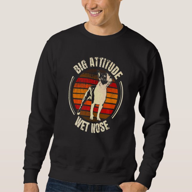 Sudadera Raza de perro Terrier de Boston  78 (Anverso)