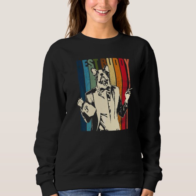 Sudadera Raza de perro terrier de Boston  82 (Anverso)