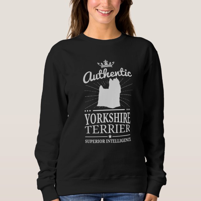 Sudadera Raza de perro Terrier de Yorkshire  75 (Anverso)