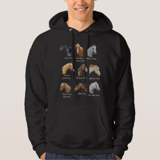 Sudadera Razas de caballos Montar a caballo para niñas