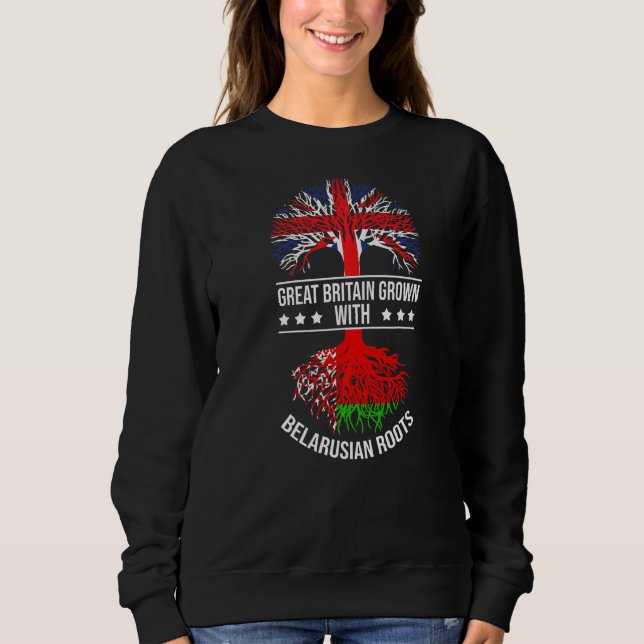 Sudadera Razones bielorrusas ascendencia inmigrante Gran Br (Anverso)