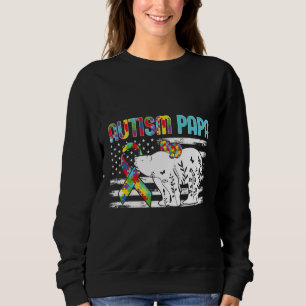 Sudadera Rd Papa Lleva El Autismo Familiar Coincidiendo Con