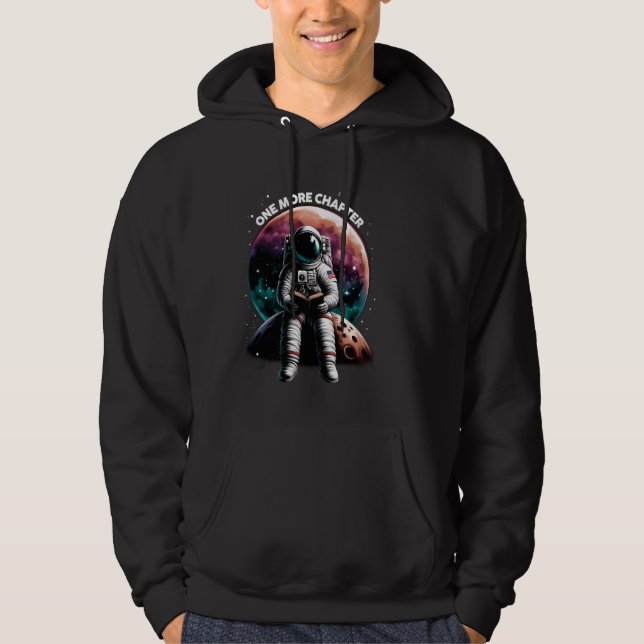Sudadera Reader One More Chapter Book Lover Astronaut Space (Anverso)