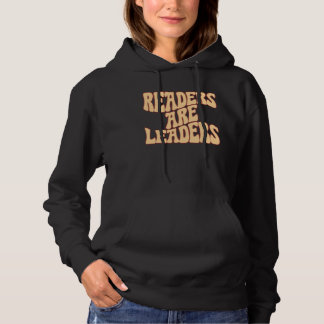 Sudadera Readers Are Leaders Vintage Book Reading Teacher