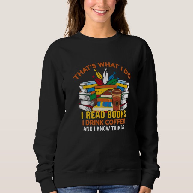Sudadera Reading adventure book readers apparel funny quote (Anverso)