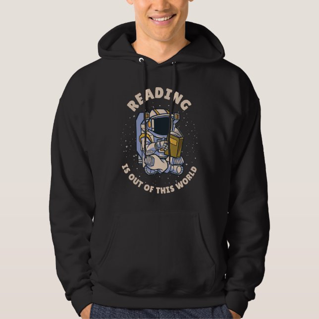 Sudadera Reading Is Out Of This World (Anverso)