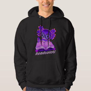 Sudadera Readsolotl Divertido leyendo libros de pescado Liz