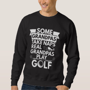 Sudadera Real Grandpas Juega al Abuelo Golf Golfer Dad 1