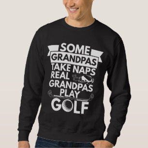 Sudadera Real Grandpas Juega Gracioso Abuelo Golfer Dad G