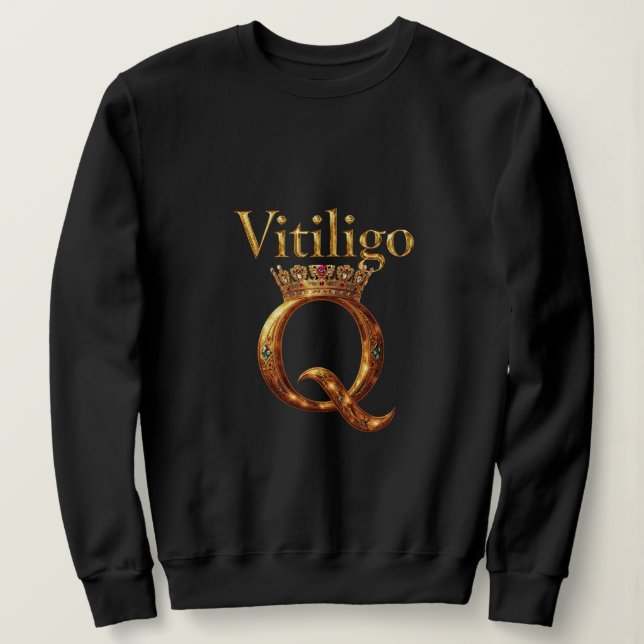 Sudadera Realeza de Vitiligo (Anverso del diseño)