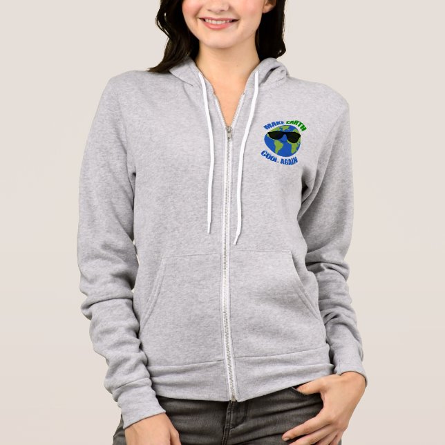 Sudadera Realice el cambio de clima de Guay de la tierra (Anverso)