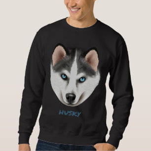 Sudadera Realismo del perro Husky