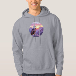 Sudadera Realistic Eagle on Rock – Majestic Wildlife Scene
