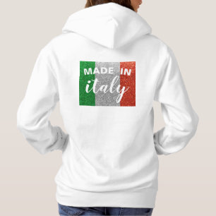 Sudadera Realizado en Italia Monograma Purpurina de la dios