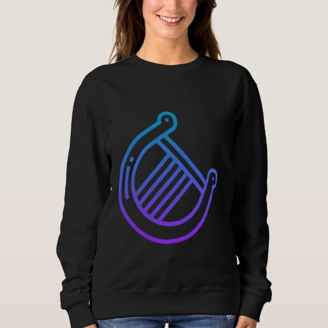 Sudadera Realmente Como Lyre Stringed Instrument (Anverso)