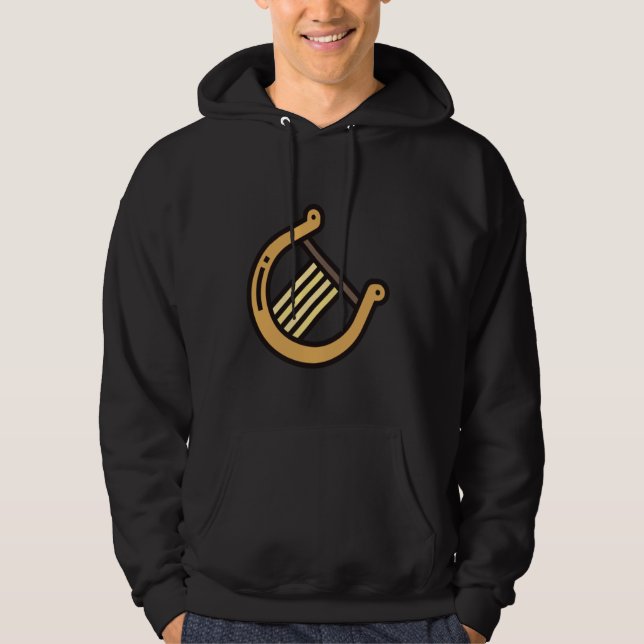 Sudadera Realmente Como Lyre Stringed Instrument 1 (Anverso)
