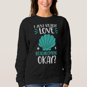Sudadera Realmente Me Encanta La Pesca De Playa Ok Mar De B