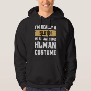 Sudadera Realmente soy un eslogan en un asombroso halo de v