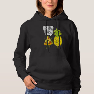 Sudadera Rebanada de pizza piña Fruta tropical Comida