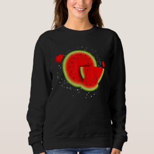 Sudadera Rebanada Linda Sandía Verano Fruta Tropical Verano