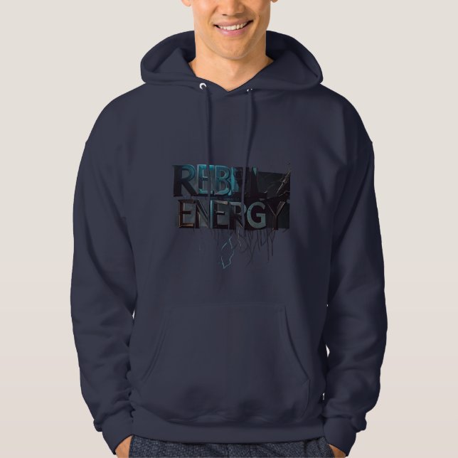 Sudadera Rebel Energy – Grunge Streetwear Graphic Hoodies (Anverso)