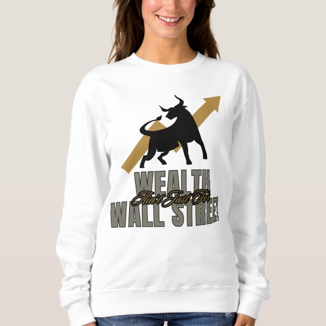 Sudadera Rebelión de riqueza Street Smart Investor Exclusiv (Anverso)