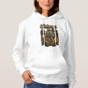 Sudadera Rebelión Vintage: "Chinga la Migra" Cortar Gótico 