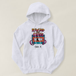Sudadera Rebobinar el cassette de cinta Chaos Gen X Retro