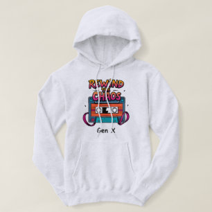 Sudadera Rebobinar el cassette de cinta Chaos Gen X Retro