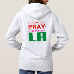 Sudadera Recen por LA ・ Oración por el Cojín decorativo de