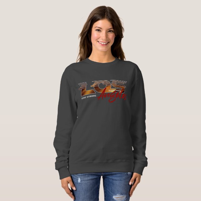 Sudadera Recen por Los Ángeles | Mujer (Anverso completo)