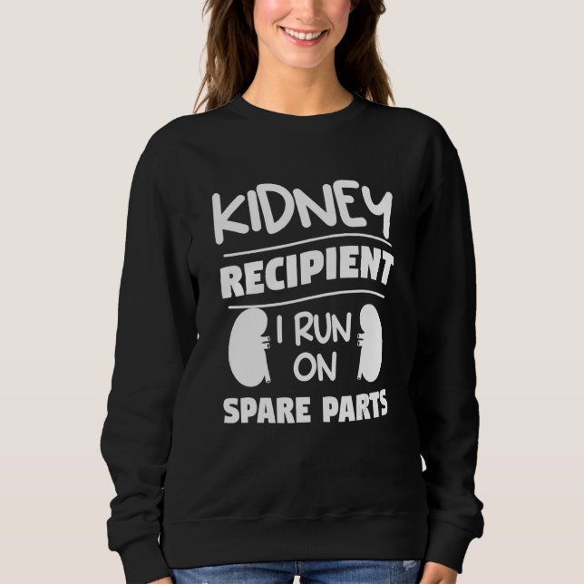 Sudadera Receptor de riñón, funciono con piezas de repuesto (Anverso)