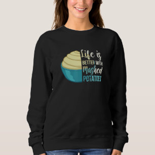 Sudadera Receta machacada de patata de ajo huele a papas ve