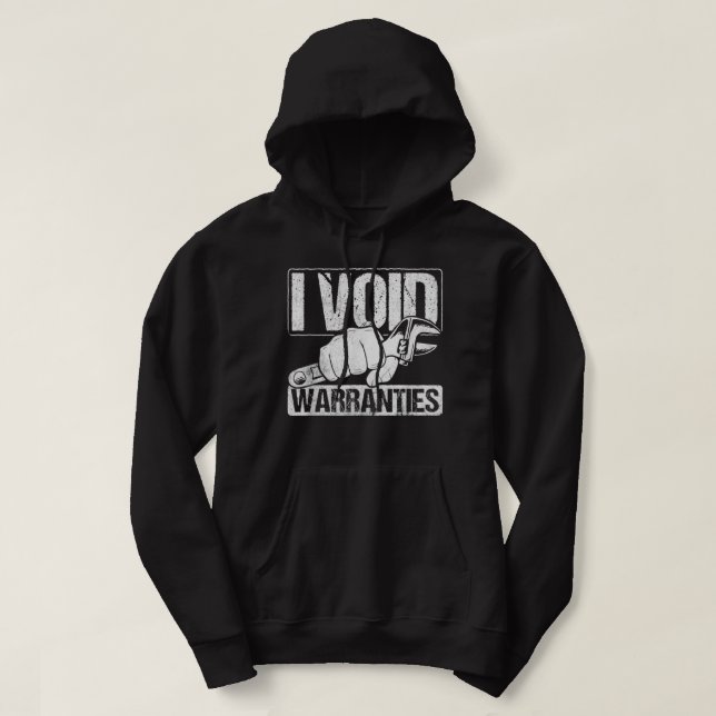 Sudadera Rechazo de Garantías Mecánico de Taller Ajuste de  (Diseño del anverso)