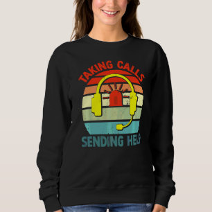 Sudadera Recibir llamadas Enviando un distribuidor de emerg