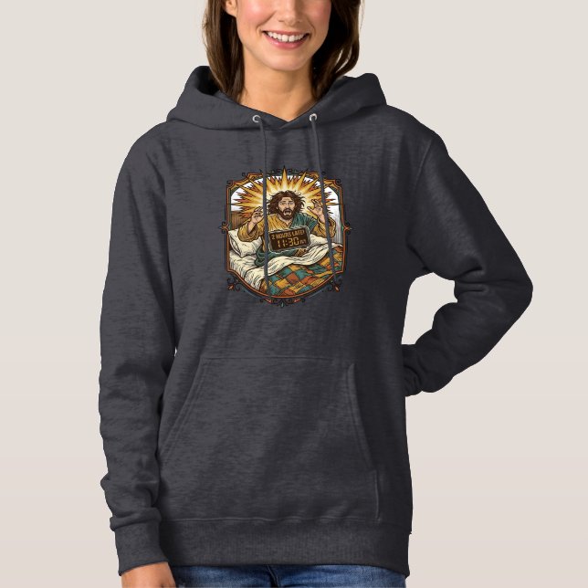 Sudadera Recibo de compras en línea borracho de Jesús la ma (Anverso)