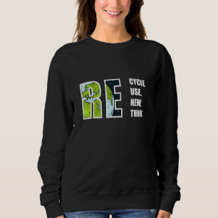 Sudadera Recicla, Reutiliza, Renueva, Repensa Earthday 2023
