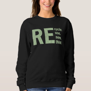 Sudadera Reciclar Reutilizar Renovar Repensar Activismo Amb