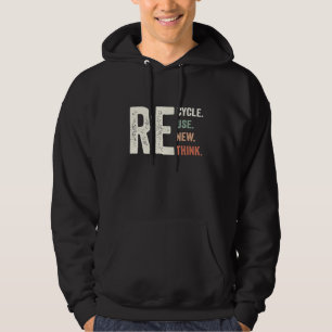 Sudadera Reciclar Reutilizar Renovar Repensar Crisis Ambien