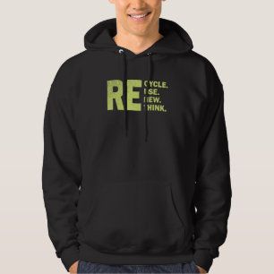 Sudadera Reciclar Reutilizar Renovar Repensar Crisis Ambien