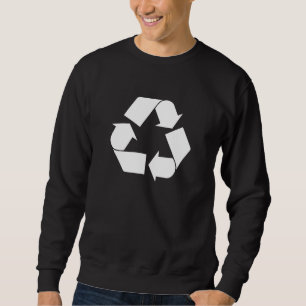 Sudadera Recicle la camiseta oscura